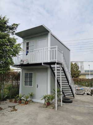 สถานที่ก่อสร้างเหล็ก คอนเทนเนอร์สํานักงาน ขนาด 20 ฟุต 40 ฟุต คอนเทนเนอร์สํานักงานพร้อมสร้าง