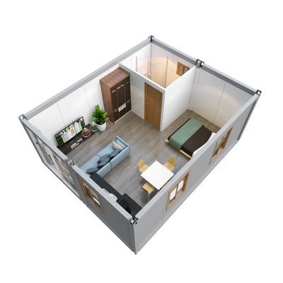 บ้านคอนเทนเนอร์ขนส่ง Prefab ที่กําหนดเอง