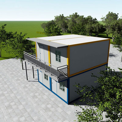 ISO รับรอง Prefab โมดูลาร์ โมบายล์ โครงสร้างสแตนเลสขนาดเล็กกรอบประกอบ Flat Pack คอนเทนเนอร์บ้าน