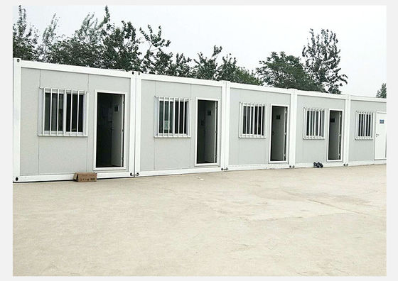 โมเดิร์น โมดูลารีฟาบ 20 40 ฟุต คอนเทนเนอร์ บ้านแบน แพ็ค Prefab พิสูจน์แผ่นดินไหว คอนเทนเนอร์ขนาดเล็ก ค่ายโกดัง