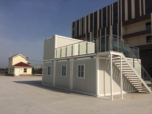 บ้านเรือนบรรจุขวดแบบพับพับ Prefab หินหญ้า เอนกประกัน บ้านแผ่นแซนวิช