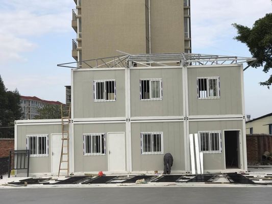 BOX SPACE กันไฟ กันความร้อน โครงสร้างเหล็ก Prefab อาคารอาศัย บ้าน/บ้าน/อาคารแบบจําลอง