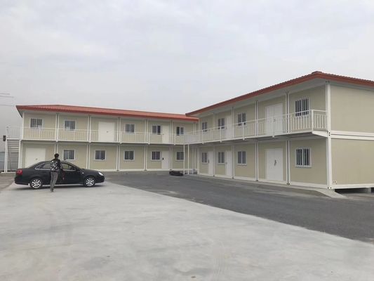 อาคารโรงเรียน Prefab / บ้านคอนเทนเนอร์พับได้ คาซา Prefabbracata Container Frame 40ft ที่พักชั่วคราว