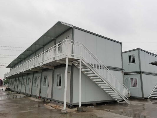 บ้านคอนเทนเนอร์ถอนได้ บ้านเก็บของ Prefab สําหรับห้องนอนคนทํางาน