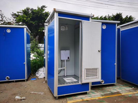 ห้องน้ําพกพาโลหะ Prefab, EPS ห้องน้ําพกพาบรรจุสําหรับสวนกลางแจ้ง