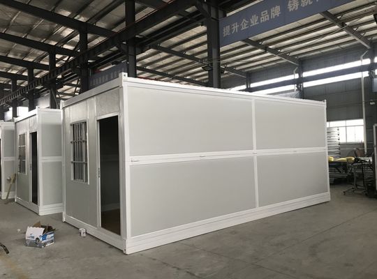 บ้านคอนเทนเนอร์พกพานพาหนะที่ทําจากเดิม 20ft บ้านอาศัย บ้านทํางาน