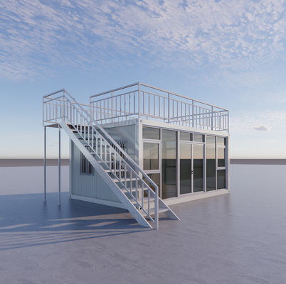BOX SPACE ราคาถูก โมดูล โทรพกพา บ้านปลดออก Prefab คอนเทนเนอร์ บ้าน Prefab บ้านเล็กสําหรับค่ายแรงงาน