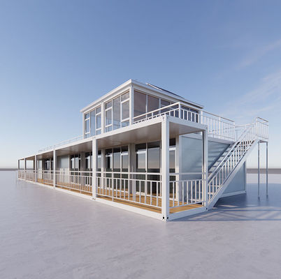 BOX SPACE โมดูลเรือน Prefab ร้านอาหารเรือนคอนเทนเนอร์เรือนประกอบเรือน Prefab รถยนต์เรือนคอนเทนเนอร์บ้าน