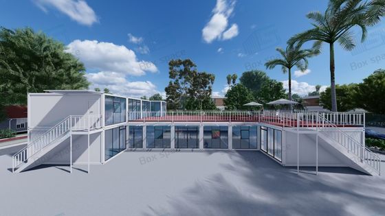 ราคาถูก Custom Small Office Prefab Modular Container บ้าน บ้านคอนเทนเนอร์ Prefabricated บ้านเล็กสําหรับสถานที่ก่อสร้าง