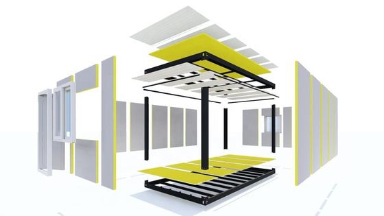 BOX SPACE นิวซีแลนด์ ค่าใช้จ่ายต่ํา บ้านเรือน Prefabricadas บ้านเรือนเรือน European Container House
