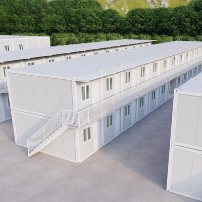 ทนต่อแผ่นดินไหว Prefab Eco House Log Cabin Kits Prefab บ้าน 4 ห้องนอน บ้านโมดูลเหล็กที่กําหนดเอง จากจีน