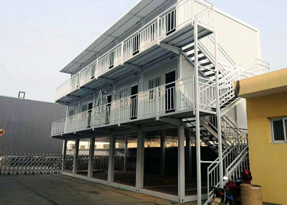 ประเทศจีน บ้าน Windproof คอนเทนเนอร์เหล็กชุบสังกะสีการออกแบบตกแต่งที่มีสีสัน โรงงาน