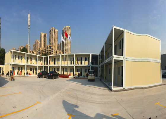 ประเทศจีน อาคารสำนักงานแบบแพลทฟอร์มอย่างเป็นทางการพื้นที่สองชั้นที่มีโครงสร้างเหล็กชุบสังกะสี โรงงาน